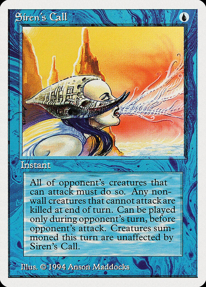 Siren's Call [Summer Magic / Edgar] MTG Single Magic: The Gathering    | Red Claw Gaming
