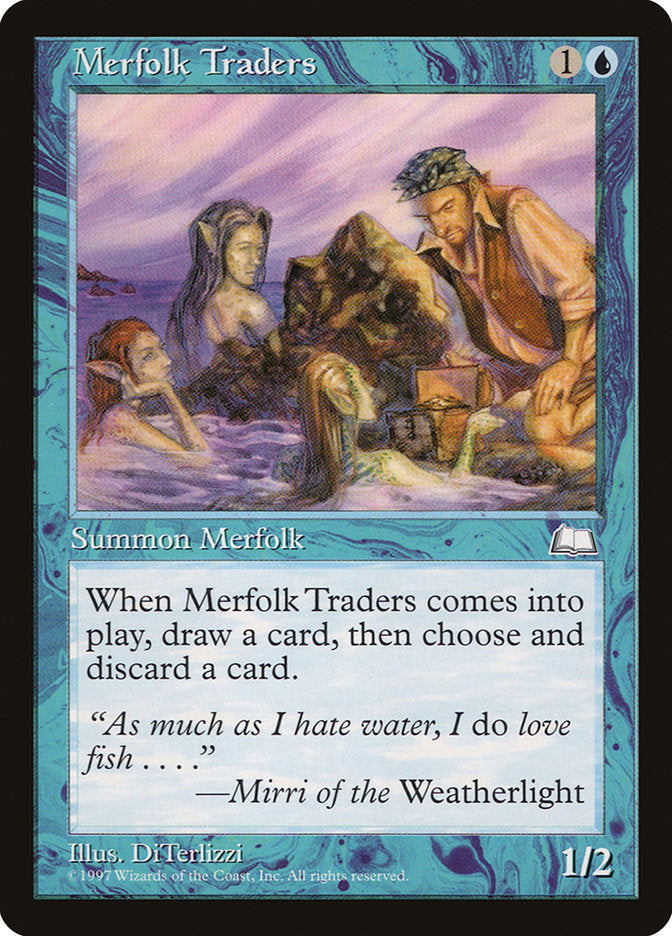 Merfolk Traders [Weatherlight] MTG Single Magic: The Gathering    | Red Claw Gaming