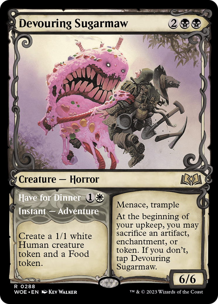 Devouring Sugarmaw // Have For Dinner (Showcase) [Wilds of Eldraine] MTG Single Magic: The Gathering    | Red Claw Gaming