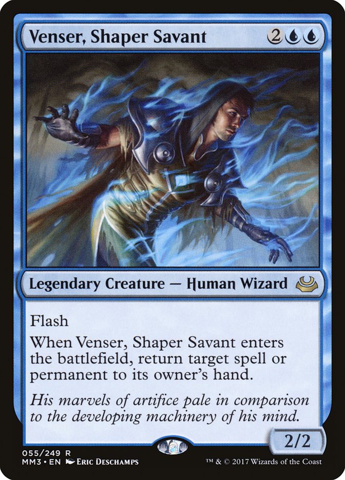 Venser, Shaper Savant [Modern Masters 2017] MTG Single Magic: The Gathering    | Red Claw Gaming