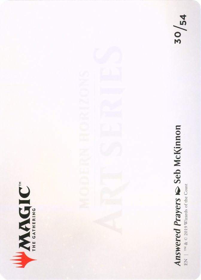 Answered Prayers // Answered Prayers [Modern Horizons Art Series] MTG Single Magic: The Gathering    | Red Claw Gaming