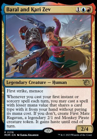 Baral and Kari Zev (Promo Pack) [March of the Machine Promos] MTG Single Magic: The Gathering    | Red Claw Gaming