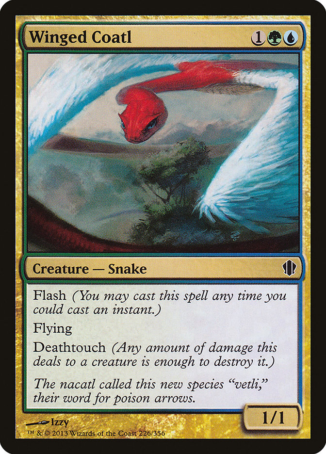 Winged Coatl [Commander 2013] MTG Single Magic: The Gathering    | Red Claw Gaming