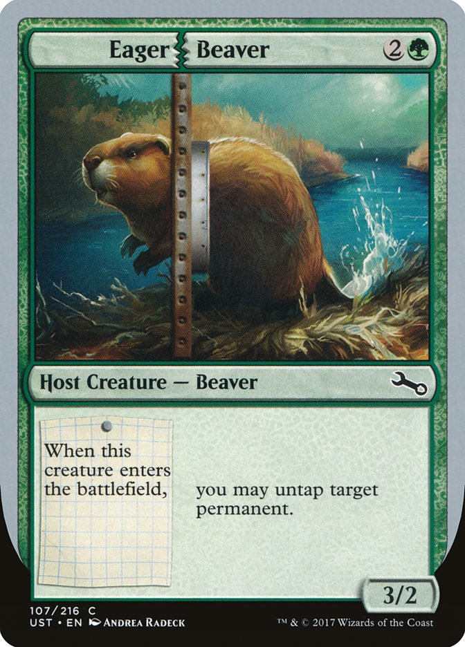 Eager Beaver [Unstable] MTG Single Magic: The Gathering    | Red Claw Gaming