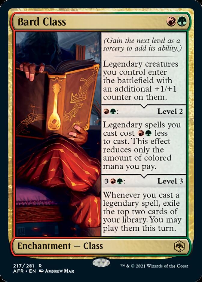 Bard Class [Dungeons & Dragons: Adventures in the Forgotten Realms] MTG Single Magic: The Gathering    | Red Claw Gaming