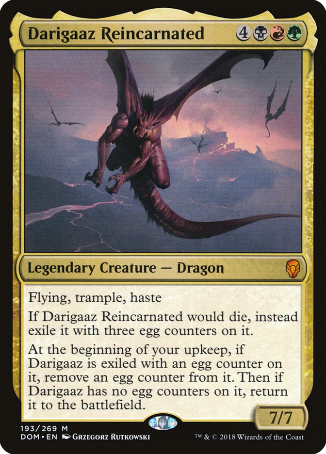 Darigaaz Reincarnated [Dominaria] MTG Single Magic: The Gathering    | Red Claw Gaming