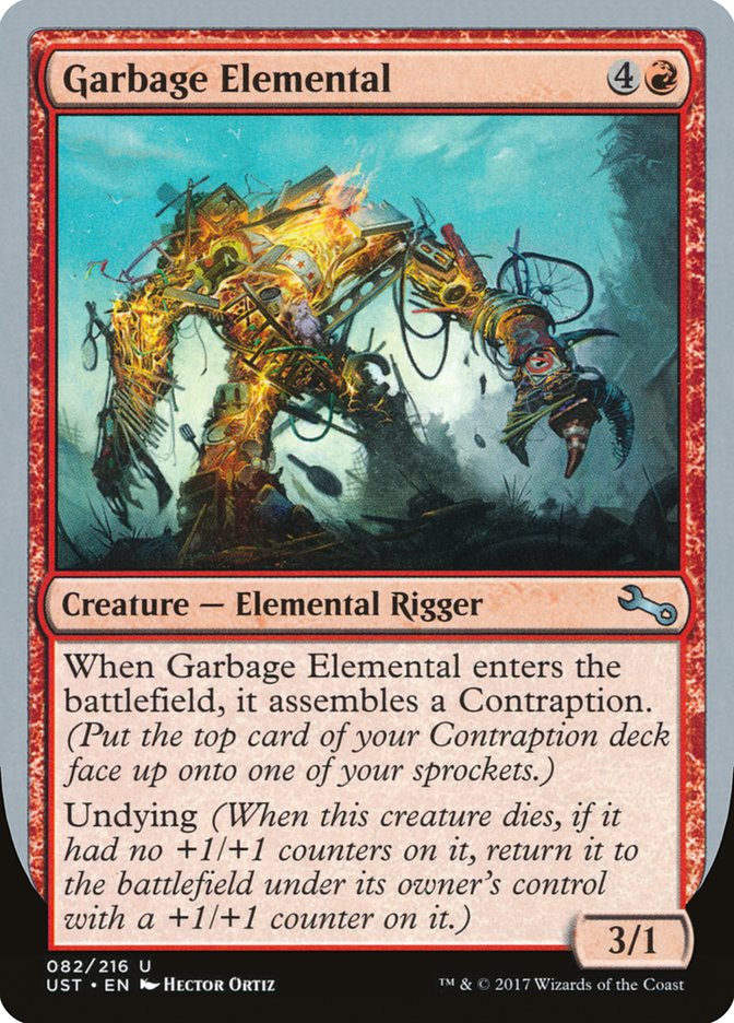 Garbage Elemental (3/1 Creature) [Unstable] MTG Single Magic: The Gathering    | Red Claw Gaming
