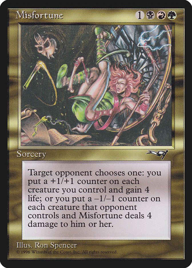 Misfortune [Alliances] MTG Single Magic: The Gathering    | Red Claw Gaming