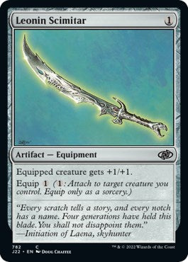 Leonin Scimitar [Jumpstart 2022] MTG Single Magic: The Gathering    | Red Claw Gaming
