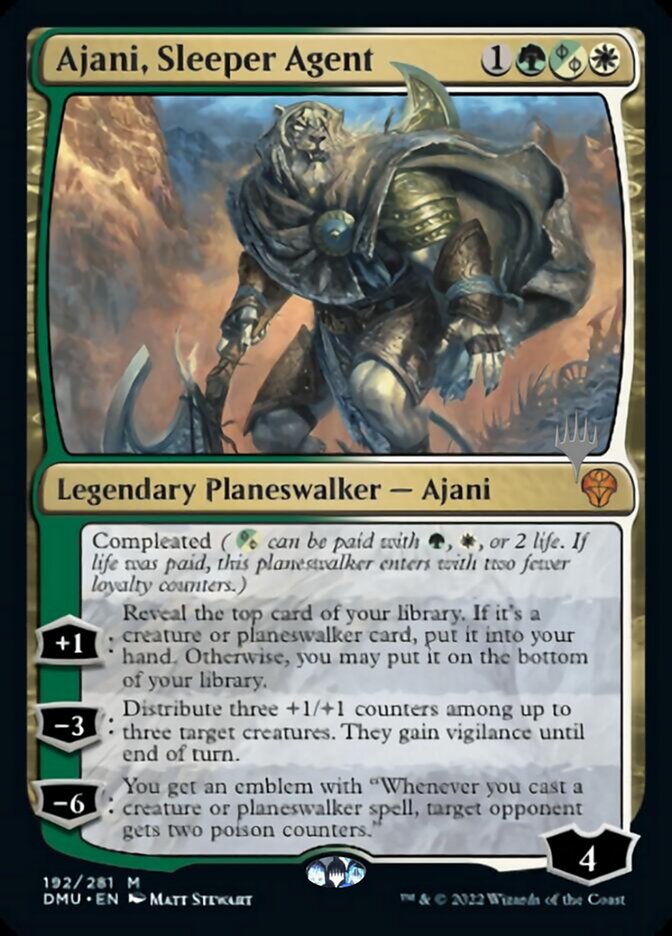 Ajani, Sleeper Agent (Promo Pack) [Dominaria United Promos] MTG Single Magic: The Gathering    | Red Claw Gaming