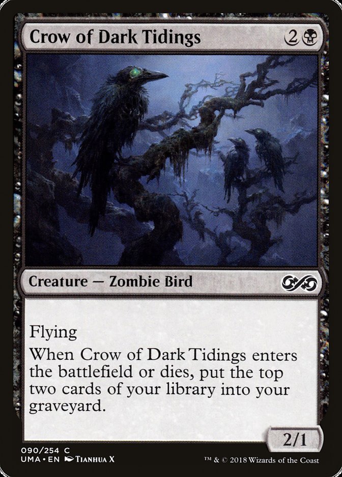 Crow of Dark Tidings [Ultimate Masters] MTG Single Magic: The Gathering    | Red Claw Gaming