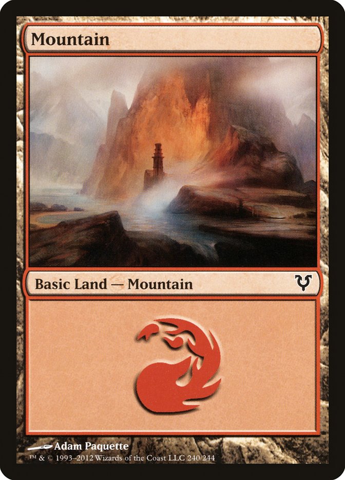 Mountain (240) [Avacyn Restored] MTG Single Magic: The Gathering    | Red Claw Gaming