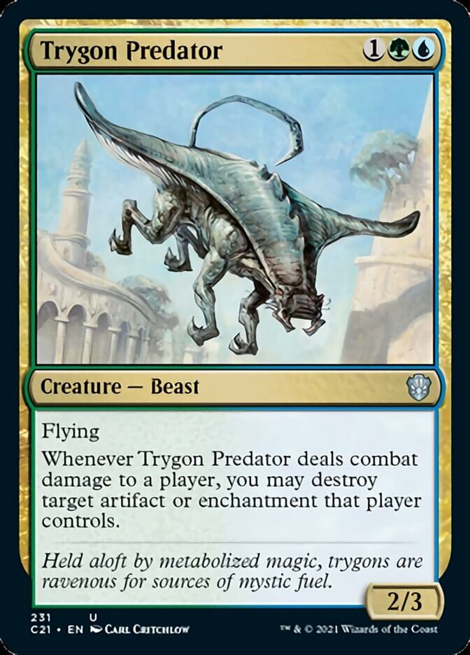 Trygon Predator [Commander 2021] MTG Single Magic: The Gathering    | Red Claw Gaming