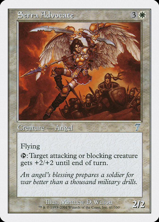 Serra Advocate [Seventh Edition] MTG Single Magic: The Gathering    | Red Claw Gaming