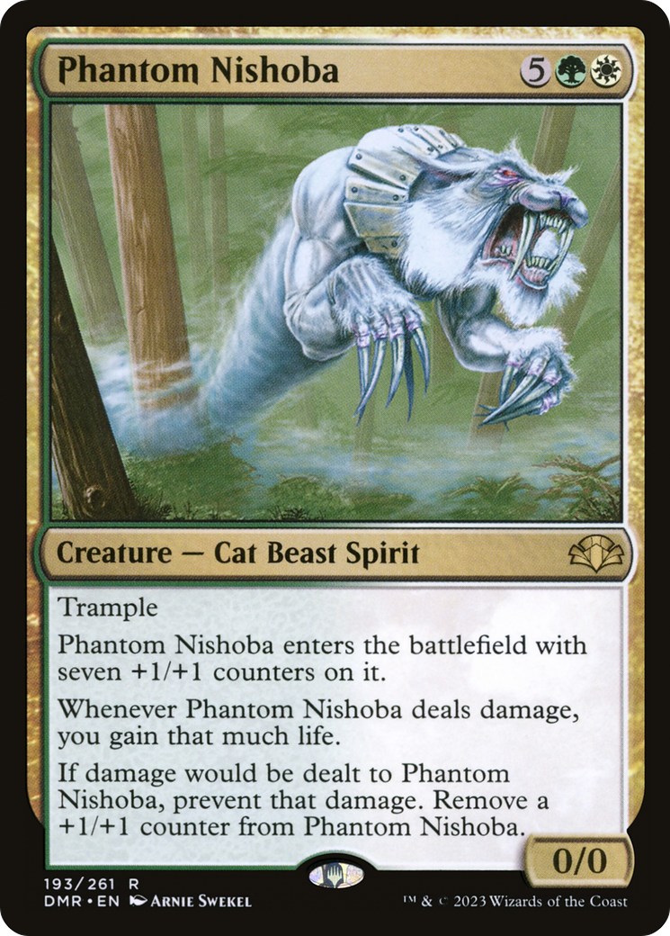 Phantom Nishoba [Dominaria Remastered] MTG Single Magic: The Gathering    | Red Claw Gaming