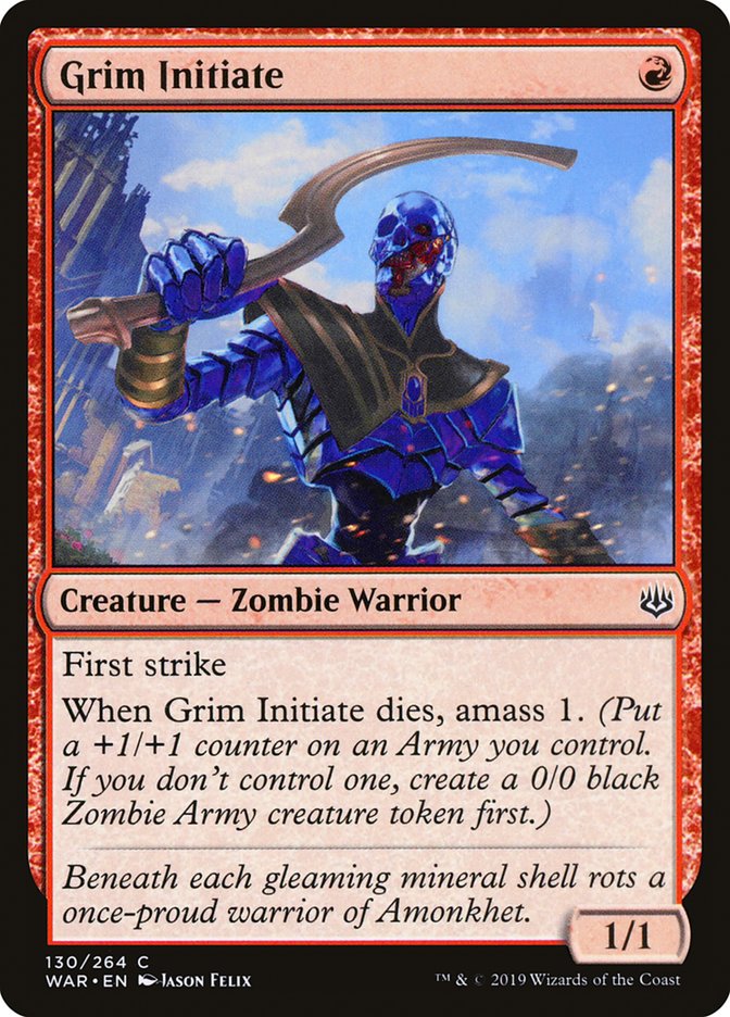 Grim Initiate [War of the Spark] MTG Single Magic: The Gathering    | Red Claw Gaming