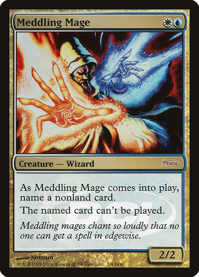 Meddling Mage [Judge Gift Cards 2006] MTG Single Magic: The Gathering    | Red Claw Gaming