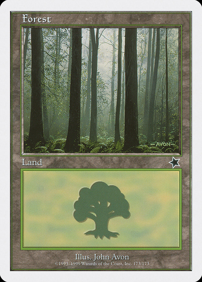 Forest (173) [Starter 1999] MTG Single Magic: The Gathering    | Red Claw Gaming