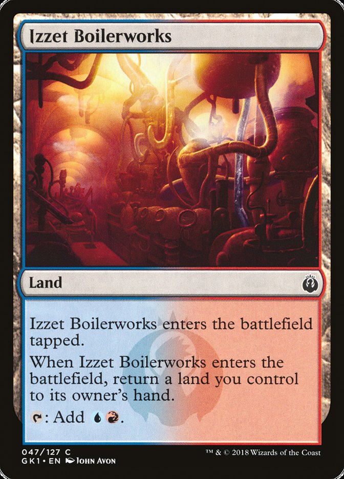 Izzet Boilerworks [Guilds of Ravnica Guild Kit] MTG Single Magic: The Gathering    | Red Claw Gaming