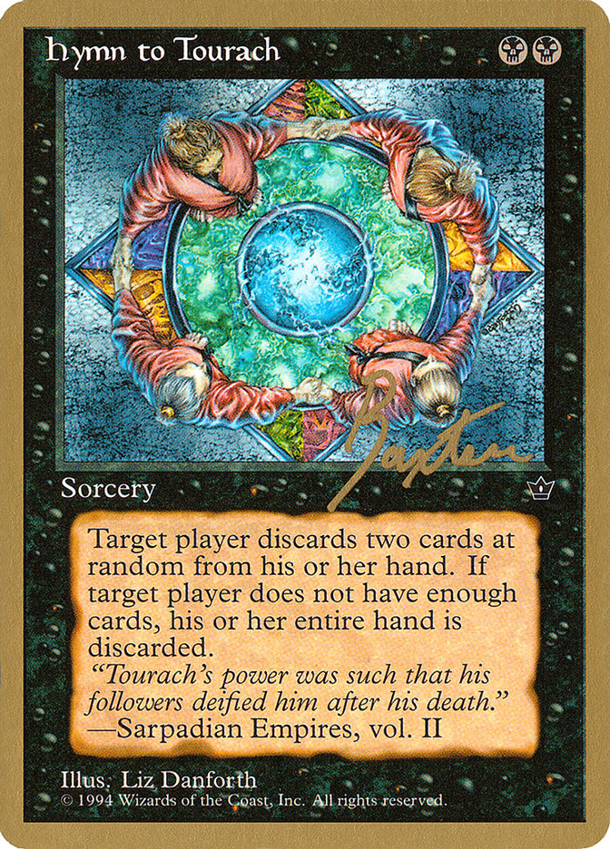 Hymn to Tourach (Circle) (George Baxter) [Pro Tour Collector Set] MTG Single Magic: The Gathering    | Red Claw Gaming