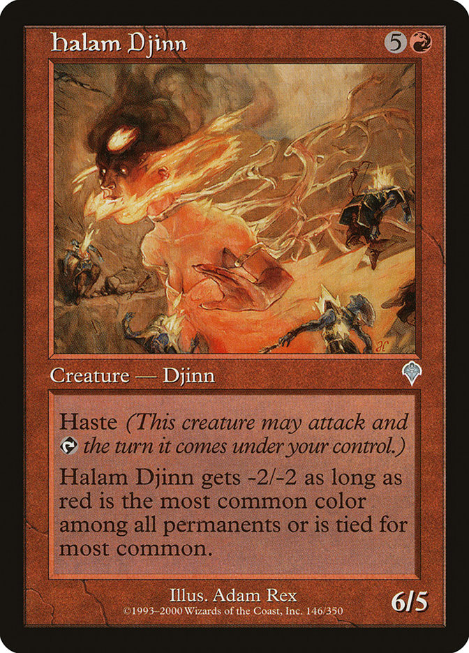 Halam Djinn [Invasion] MTG Single Magic: The Gathering    | Red Claw Gaming