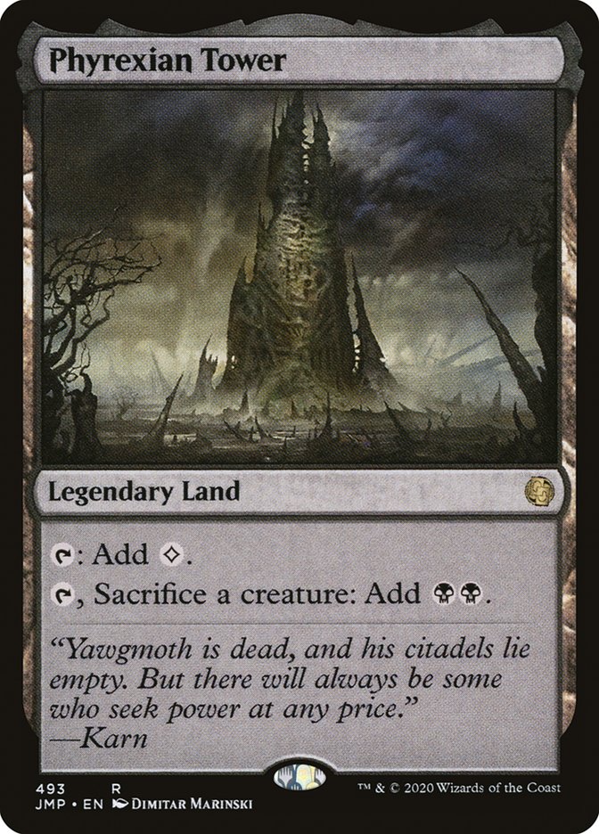 Phyrexian Tower [Jumpstart] MTG Single Magic: The Gathering    | Red Claw Gaming
