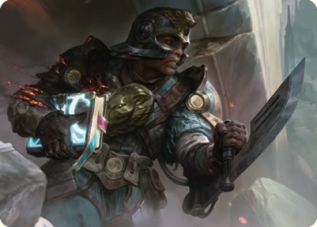 Retrieval Agent Art Card [The Brothers' War Art Series] MTG Single Magic: The Gathering    | Red Claw Gaming