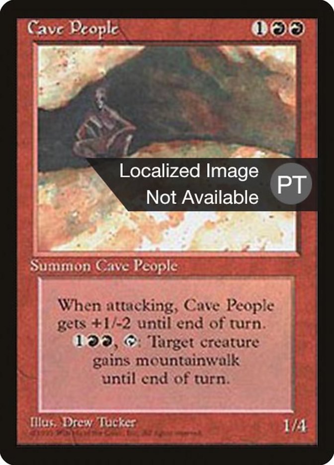 Cave People [Fourth Edition (Foreign Black Border)] MTG Single Magic: The Gathering    | Red Claw Gaming