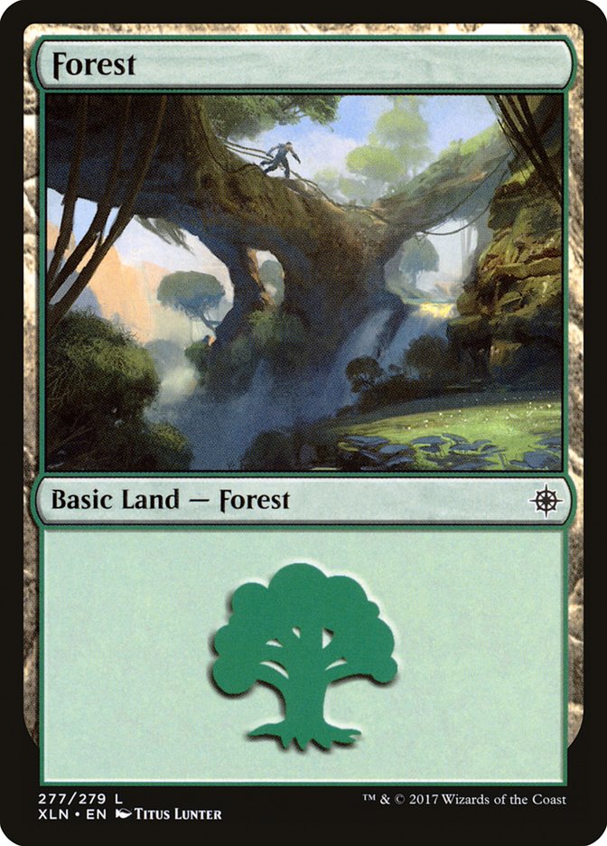 Forest (277) [Ixalan] MTG Single Magic: The Gathering    | Red Claw Gaming