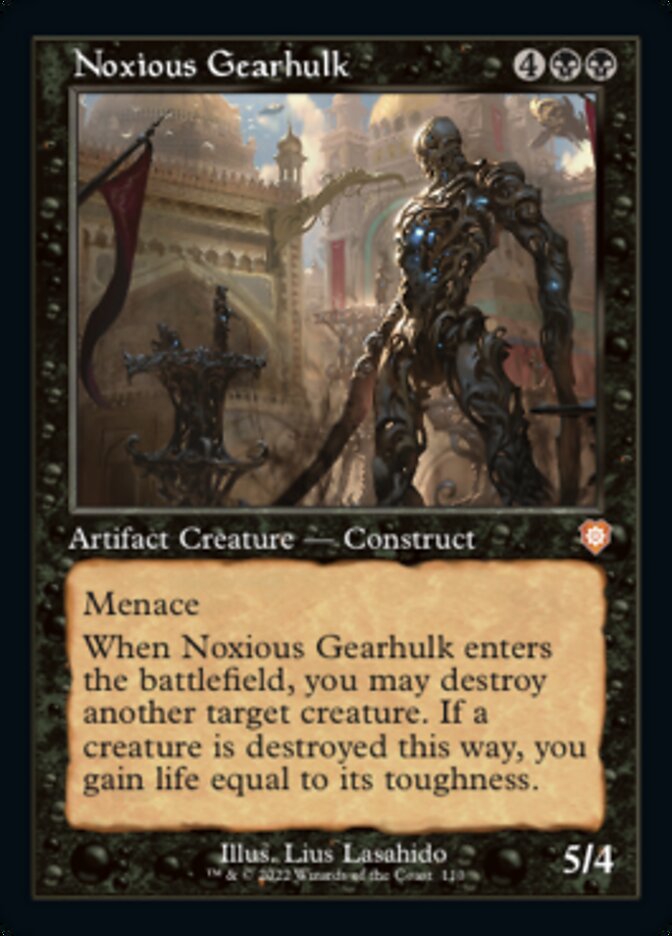 Noxious Gearhulk (Retro) [The Brothers' War Commander] MTG Single Magic: The Gathering    | Red Claw Gaming