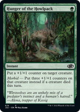 Hunger of the Howlpack [Jumpstart 2022] MTG Single Magic: The Gathering    | Red Claw Gaming