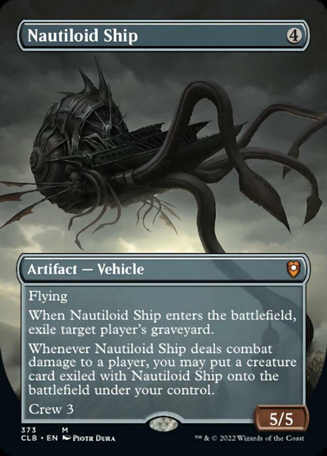 Nautiloid Ship (Borderless Alternate Art) [Commander Legends: Battle for Baldur's Gate] MTG Single Magic: The Gathering    | Red Claw Gaming