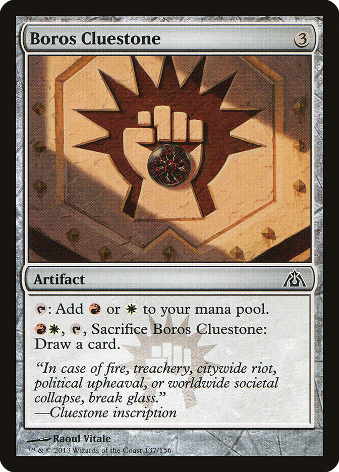 Boros Cluestone [Dragon's Maze] MTG Single Magic: The Gathering    | Red Claw Gaming
