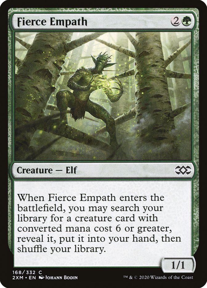Fierce Empath [Double Masters] MTG Single Magic: The Gathering    | Red Claw Gaming