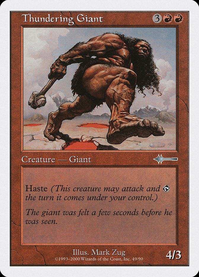 Thundering Giant [Beatdown] MTG Single Magic: The Gathering    | Red Claw Gaming