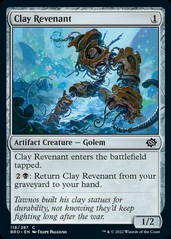 Clay Revenant [The Brothers' War] MTG Single Magic: The Gathering    | Red Claw Gaming