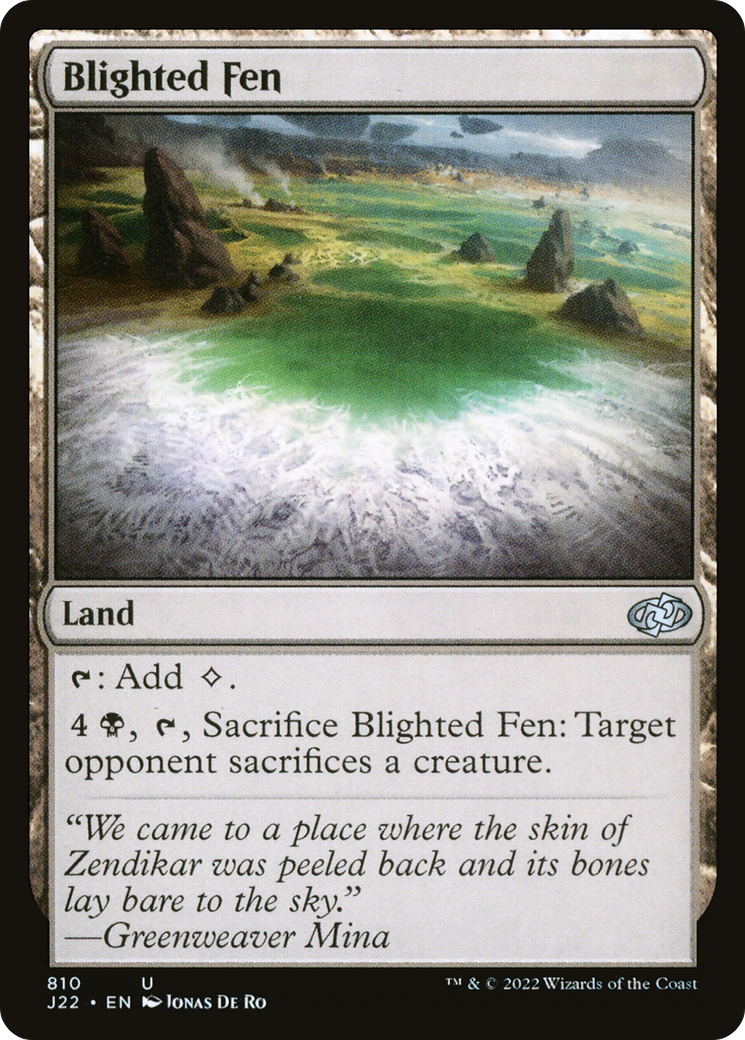 Blighted Fen [Jumpstart 2022] MTG Single Magic: The Gathering    | Red Claw Gaming