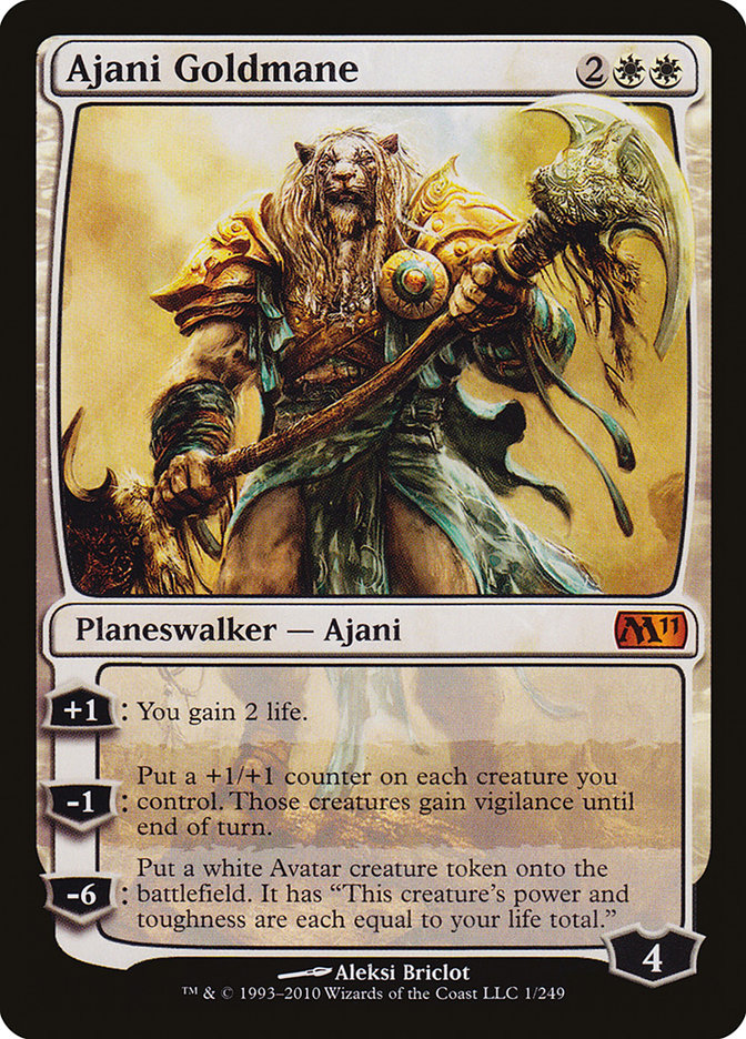 Ajani Goldmane [Magic 2011] MTG Single Magic: The Gathering    | Red Claw Gaming