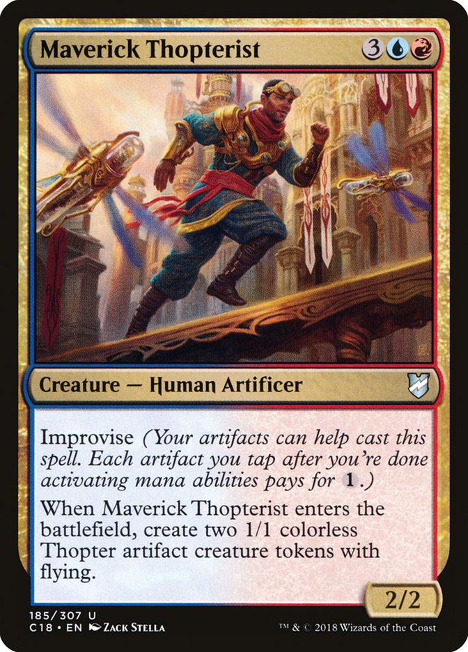 Maverick Thopterist [Commander 2018] MTG Single Magic: The Gathering    | Red Claw Gaming