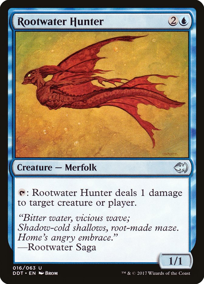 Rootwater Hunter [Duel Decks: Merfolk vs. Goblins] MTG Single Magic: The Gathering    | Red Claw Gaming