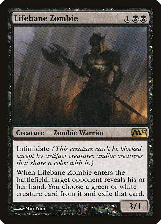 Lifebane Zombie [Magic 2014] MTG Single Magic: The Gathering    | Red Claw Gaming