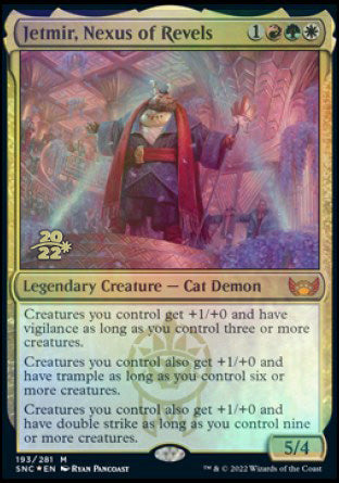 Jetmir, Nexus of Revels [Streets of New Capenna Prerelease Promos] MTG Single Magic: The Gathering    | Red Claw Gaming