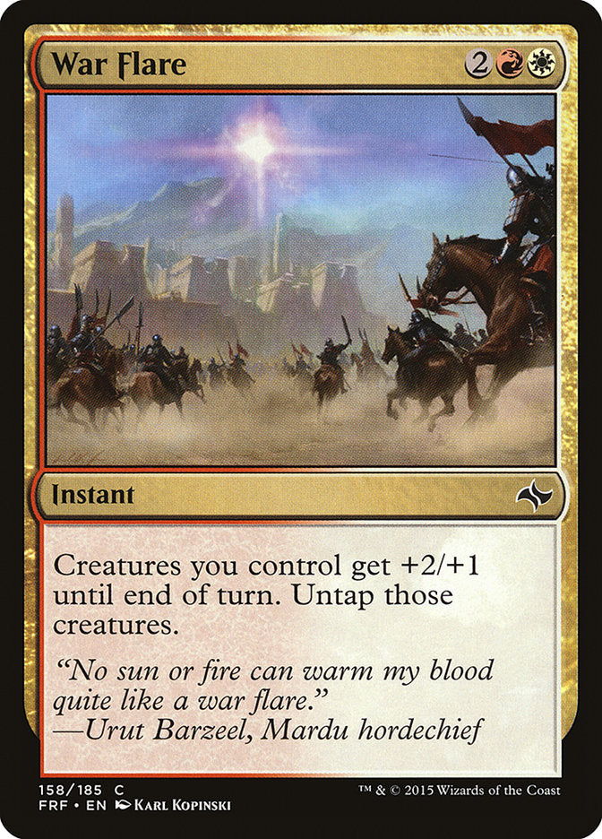 War Flare [Fate Reforged] MTG Single Magic: The Gathering    | Red Claw Gaming