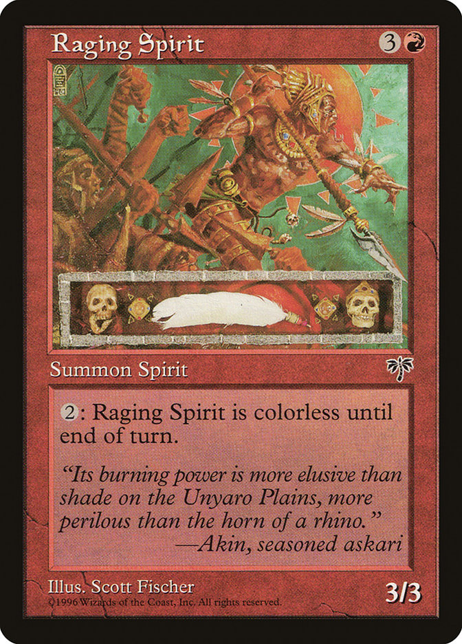 Raging Spirit [Mirage] MTG Single Magic: The Gathering    | Red Claw Gaming