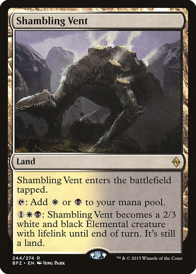 Shambling Vent [Battle for Zendikar] MTG Single Magic: The Gathering    | Red Claw Gaming