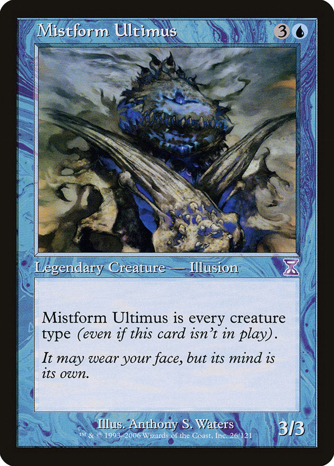 Mistform Ultimus [Time Spiral Timeshifted] MTG Single Magic: The Gathering    | Red Claw Gaming
