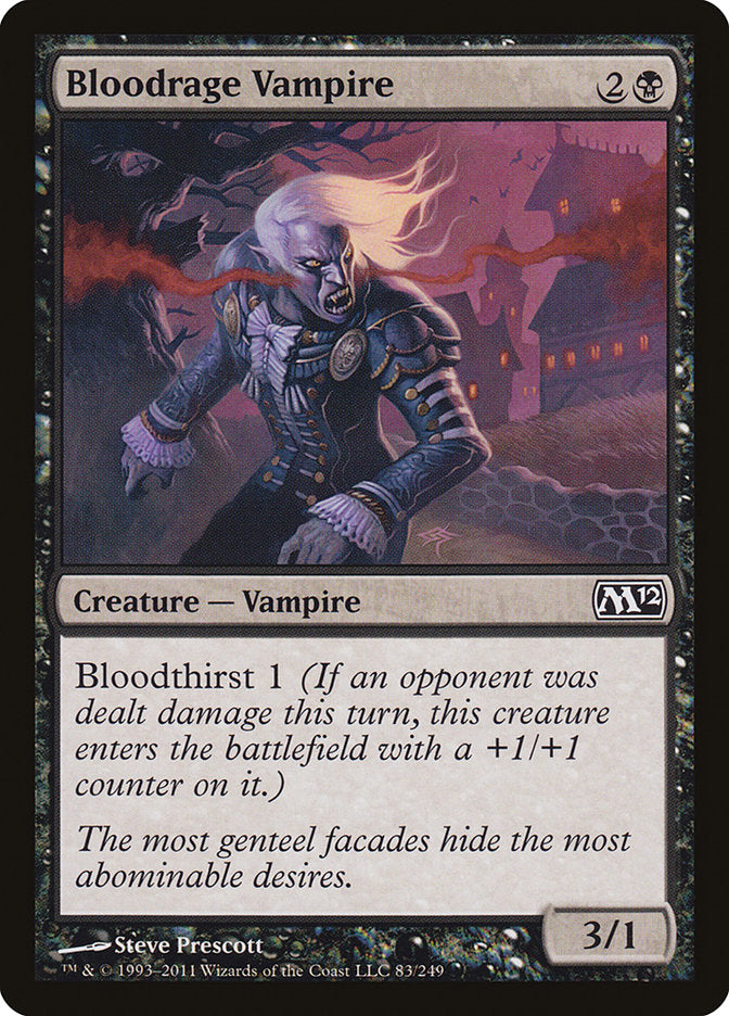 Bloodrage Vampire [Magic 2012] MTG Single Magic: The Gathering    | Red Claw Gaming