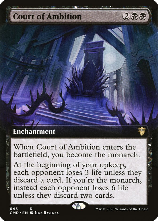 Court of Ambition (Extended Art) [Commander Legends] MTG Single Magic: The Gathering    | Red Claw Gaming