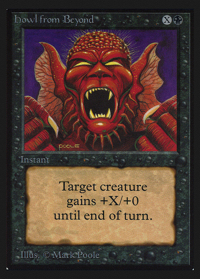 Howl from Beyond [International Collectors' Edition] MTG Single Magic: The Gathering    | Red Claw Gaming