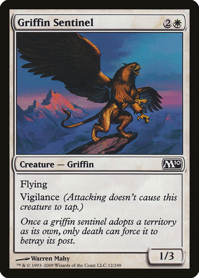 Griffin Sentinel [Magic 2010] MTG Single Magic: The Gathering    | Red Claw Gaming